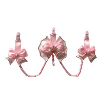 personalised baby pink triple