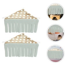  2 Pcs Ferret Hidehout Hamster Corner Hideaway Hamster's Nest Pet