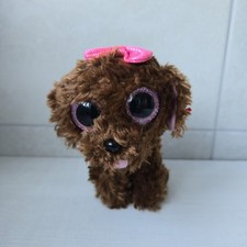 Rare Ty Beanie Boo - Maddie the Dog - Plush Soft Toy 6" with Tags