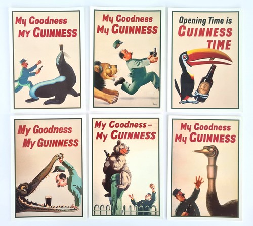 Guinness postcard collection - postcard,