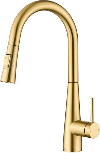 Tohlar gold kitchen tap pull - tap,