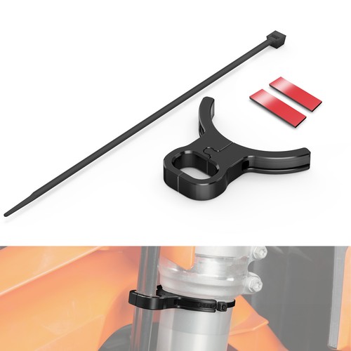 Front brake hose line guide - front,