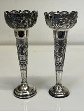 Pair Of Vintage Silver