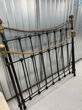 Bed, antique Victorian brass