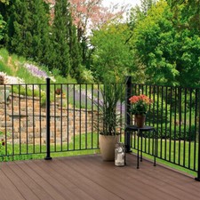 Iron Railing Fence Ornamental Decking Spindles Balcony Guardrail Fencing Panels