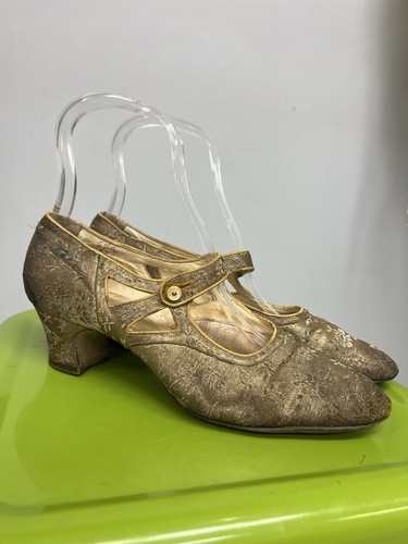 Antique 1920s lamé art - 1920s,
