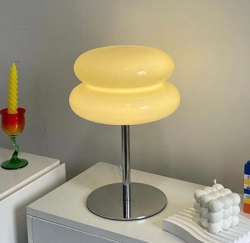 Bauhaus glass lamp mcm - glass, guzzini