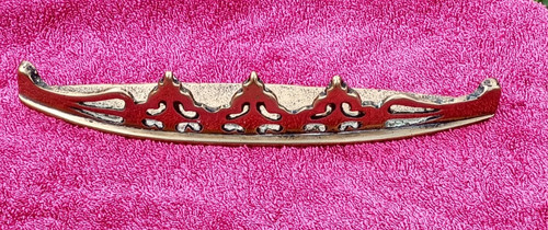Brass fire fender - , poker