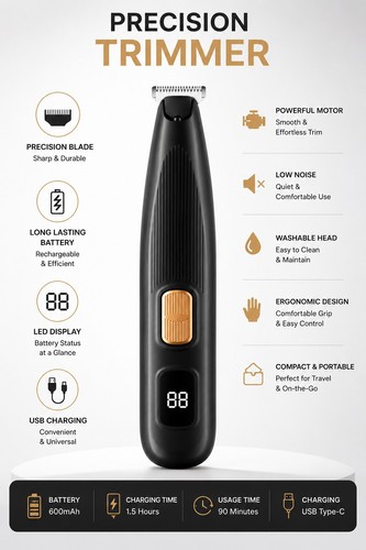 Professional cordless men hair - professional,