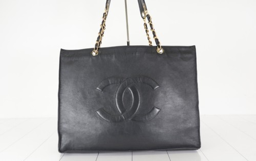 Chanel large logo leather - cc,