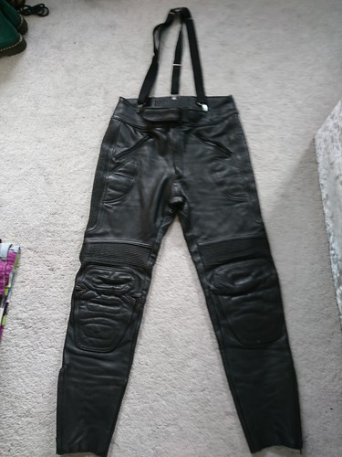 Vtg hein gericke black leather - gericke,