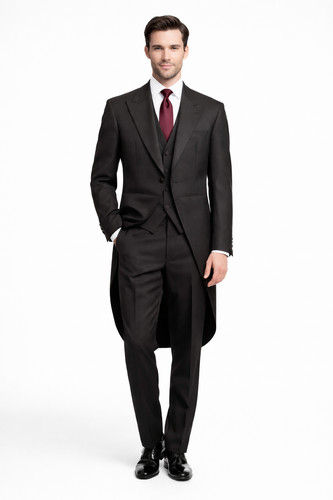 Brown wool stripe - wool,
