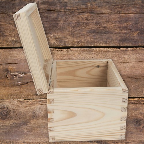 Small rectangular wooden - small, box