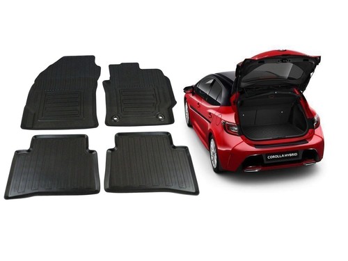 Toyota rubber floor - rubber, mats