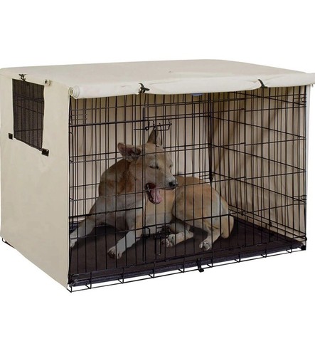 Dog pet cage crate cover - dog,