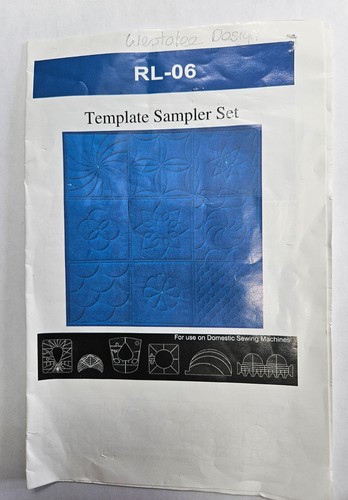 Quilting template rl06 - 6-in-1,