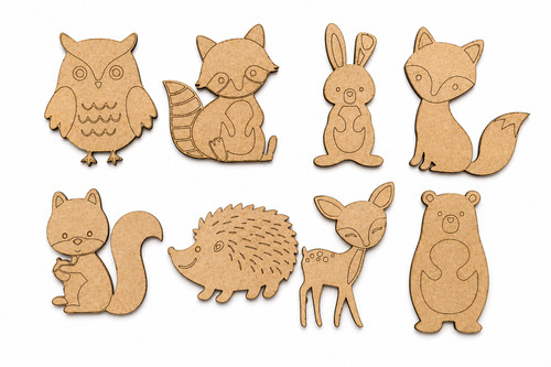 100mm woodland animal - woodland,