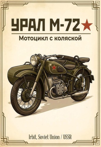 Classic vintage motorcycle - classic,