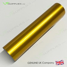 CANDY Yellow Metallic Vinyl Wrap Car Film ( Air Bubble Free ) Gold All Sizes