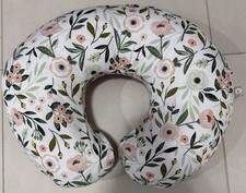 Support Pillow White With Gender Neutral Floral Cover