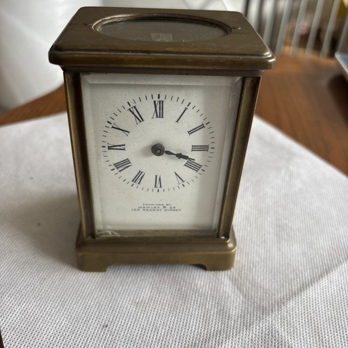 Antique french brass carriage - brass,