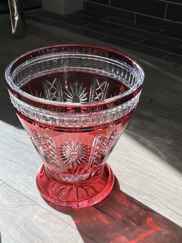 Shannon crystal cranberry cut - cranberry,