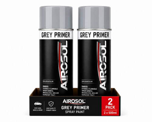 Grey primer aerosol spray - x,