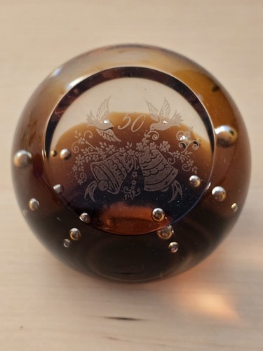 Caithness glass 50th - glass,
