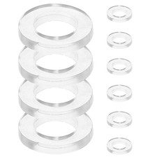 10Pcs Shower Hose Washers Rubber Sealing Gaskets for Easy Leak Prevention
