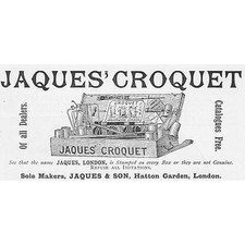 JAQUES Croquet Set Victorian