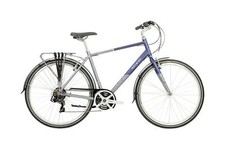 Raleigh Pioneer Tour 700c 21 Speed Hybrid 17 Inch Frame Bike Blue Silver