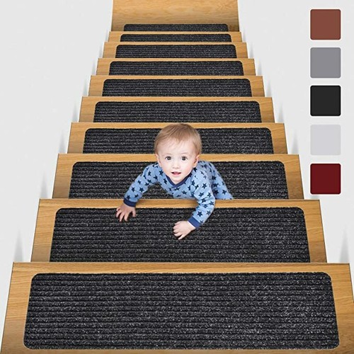 New carpet stair - stair, treads
