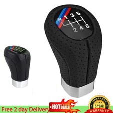 Black Gear Knob Shift 6 speed for BMW M Power 3 5 7 series E36 E46 E34 E39 M3 M5