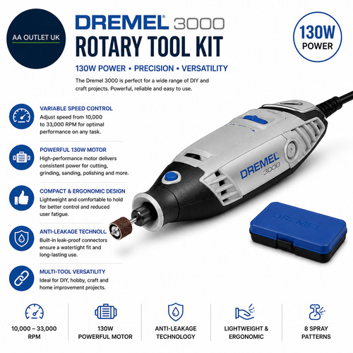 Dremel 3000 rotary tool 130 - 3000,
