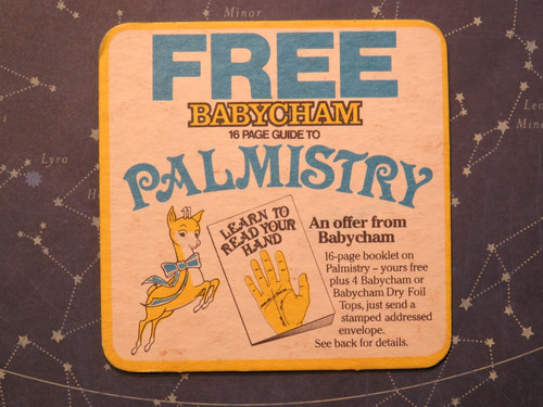 Beer bar coaster babycham - coaster:,