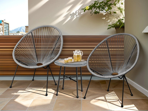 Egg chair grey outdoor - egg,