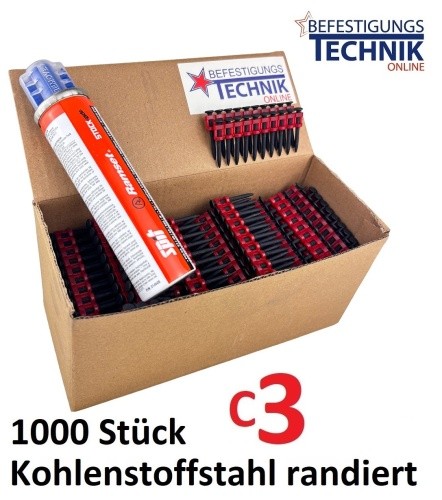 Steel and concrete nails - concrete,