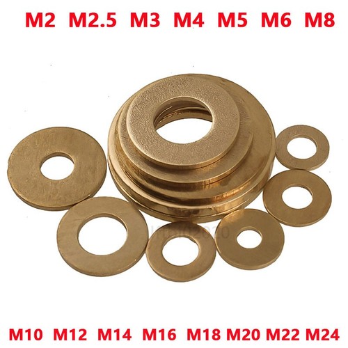 Solid brass washers form - brass,