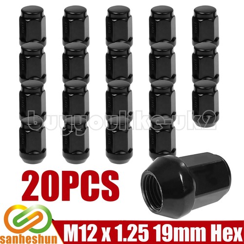20x black wheel - black, bolts