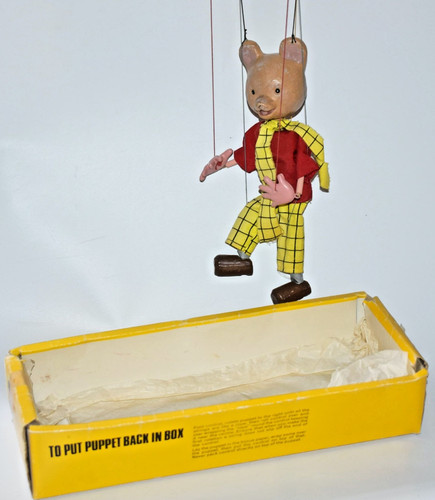Vintage pelham puppet - pelham, rupert