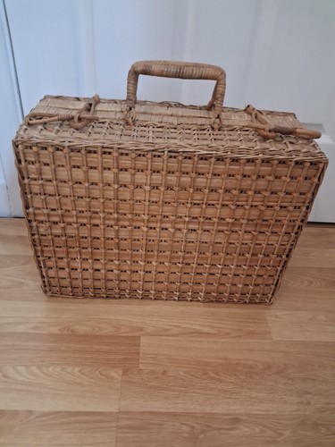Vintage wicker woven - woven, rattan