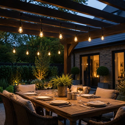 Auraglow 10m outdoor festoon - 10m,