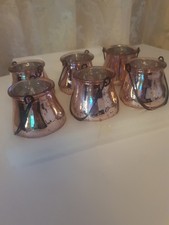 Set of 6 Rose Gold Mercury