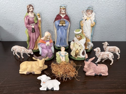 Vintage nativity scene 11 - vintage,