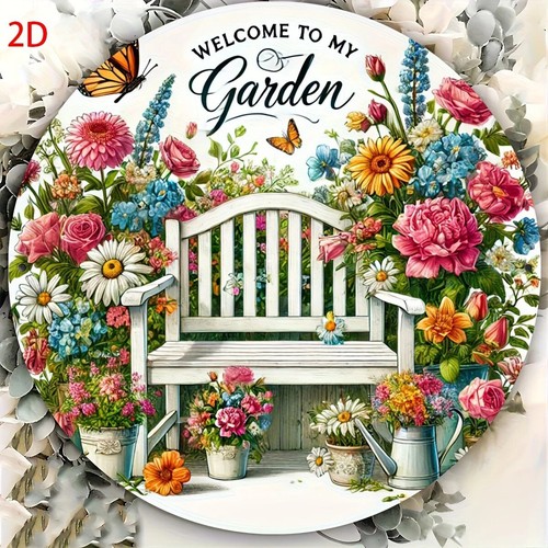 Welcome garden floral - garden,
