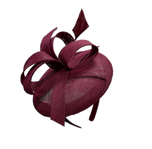 Sinamay fabric pillbox - pillbox, hat