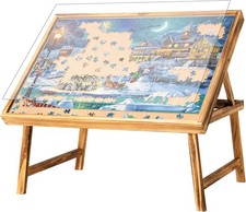 Becko US Jigsaw Puzzle Table for Adults Original Standard Wooden Plateau 