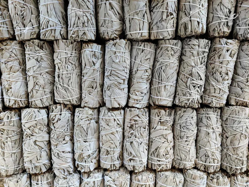 White sage smudge stick - white,