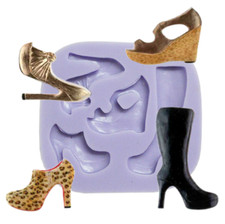 High Heel & Boot Silicone Cake