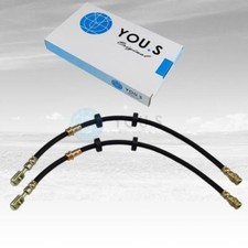 2 X Brake Hoses Front Axle Right & Left VW FOX (5Z1) & POLO (9N_) - NEW